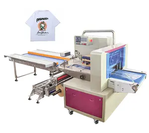 Kledinguitrusting Automatische Kleding T-Shirt Verpakking Machine Kleding Kleding Zakmachine