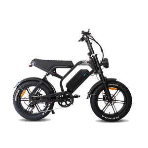 Vélo électrique à pneus larges V20 Pro 7 vitesses avec moteur de moyeu arrière, batterie lithium intégrée au tube diagonal et freins à disque hydrauliques Shimano 7 vitesses - Product Image 4