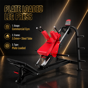 Macchina Hack Squat Professionale a Carico a Piastre per <span class=keywords><strong>Quadricipiti</strong></span> - Attrezzatura da Palestra Stabile per la Palestra - Product Image 1