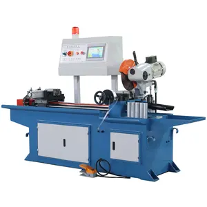 Full automatic pneumatic pipe profile I beam Channel H Steel L steel cutting machine