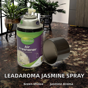 LEADAROMA 250ml Spray <span class=keywords><strong>d</strong></span>'ambiance écologique à diffusion graduée, parfum Jasmin, aérosol <span class=keywords><strong>d</strong></span>ésodorisant avec recharge pour distributeur automatique - Product Image 3