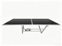Support de fixation réglable en aluminium pour panneau solaire sur balcon ou clôture métallique