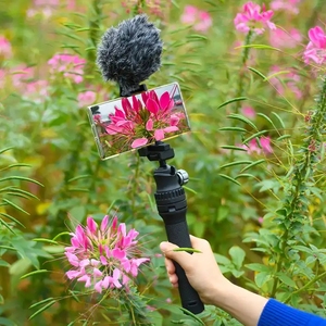 Multifunction Extension <strong>Pole</strong> Tripod Cellphone Live Broadcast Bracket Cradle Head Integrated Selfie Stick - Product Image 6