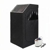 Cabine de sauna vapeur et hammam pour usage domestique, spa complet pour 1 personne, moderne, électrique, portable, pour appartement