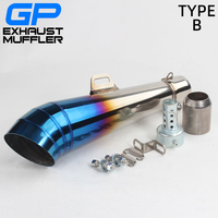 Silencieux d'échappement de style GP 51MM avec Db Killer pour R3 R25 R6 MT07 XMAX PCX160 Ninja400 Z900
