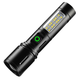 Bán Hot lumens cao nhôm không thấm nước <span class=keywords><strong>LED</strong></span> <span class=keywords><strong>Torch</strong></span> ánh sáng 18650 có thể sạc lại pin đèn pin - Product Image 1
