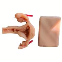Módulo de Entrenamiento Laparoscópico Ginecológico para Práctica de Corte, Desprendimiento y Sutura en Silicona para Educación Biológica