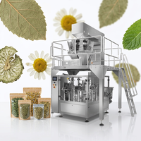 Machine d'emballage verticale pour chanvre, machine de conditionnement de feuilles d'herbes en sachets préformés