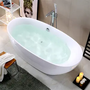 Bağlantısız banyo küvetleri en iyi küvetler akrilik küvet tembel Spa lüks tasarım sıcak küvet tek kişi küvet
