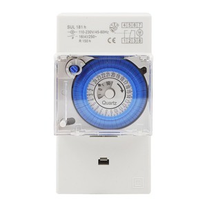 Minuteur mécanique SUL181H 220V à quartz 16(4)/250V pour couloirs d'escaliers - Product Image 1