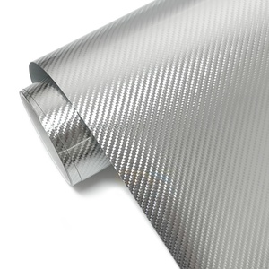 <span class=keywords><strong>Vinilo</strong></span> Cromado de Alto <span class=keywords><strong>Brillo</strong></span> 6D con Efecto Fibra de <span class=keywords><strong>Carbono</strong></span>, Rollo de 7.5mil, Película Protectora para Automóviles, <span class=keywords><strong>Vinilo</strong></span> PET Antiarañazos, Película Protectora de PVC - Product Image 4