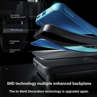 Étui de protection professionnel mat IMD pour OnePlus 13R (Ace 5 Pro) - TPU + Acrylique, compatible charge magnétique sans fil et charge rapide 80W, protection caméra
