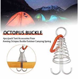 Resorte de tensión de tienda de acero inoxidable estilo bobina Clavijas fijas para acampar al aire libre para uso industrial - Product Image 5