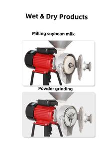 Yüksek kapasiteli küçük elektrikli süt ve toz kepekli tahıllar değirmeni mısır pirinç fıstık öğütme değirmeni süt tereyağı yapma makinesi - Product Image 5