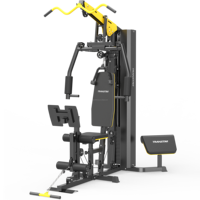Appareil de musculation professionnel multi-gymnastique pour salle de sport et usage domestique avec presse à jambes et extension