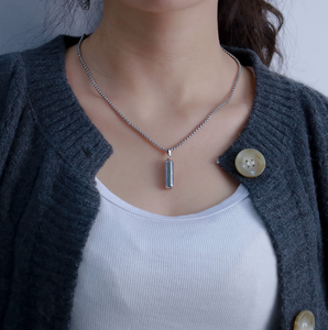 Collana con Capsule in acciaio inossidabile per vento caldo e freddo, catena di <span class=keywords><strong>maglioni</strong></span> da <span class=keywords><strong>uomo</strong></span>, stile Choker - Product Image 4