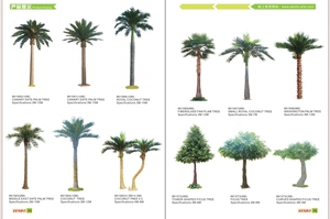 UV lá sợi thủy tinh thân cây ngoài trời lớn tổng hợp nhân tạo dừa cây cọ - Product Image 6