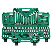 XZC XZCAR01 Ensemble d'outils de réparation automobile 10.13.21.32.37 pièces, jeu de clés à douilles en acier au chrome-vanadium, coffret en plastique, ensemble complet