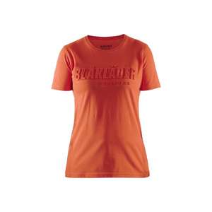 BLAKLADER - 343110425409XL Camiseta de mujer 3D Naranja/Rojo-EAN 7330509875841 CAMISETAS Y POLOS DE TRABAJO - Product Image 1