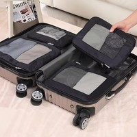 Cubes de rangement en maille personnalisés pour la mode, cubes de compression pour les voyages, pour valises