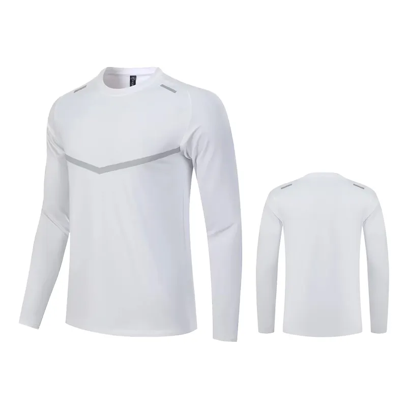 pullover Long Sleeve men's High Elastic Drying fit Gym Men's Shirt Wholesale black T Shirt