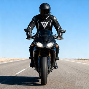 Motowolf摩托车和赛车运动安全夹克透气CE防护装甲夹克 - Product Image 1