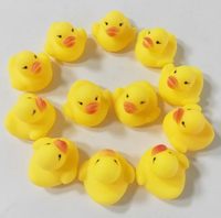 Mini canard de bain jaune, jouet aquatique qui sonne, en caoutchouc, pour bébé de 0 à 24 mois, 5 pièces