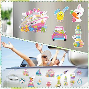 Imán Decorativo para Puerta de Crucero de Pascua, Conejito de Pascua, Pollito, Huevo, Imán para Refrigerador, Artículos para las Fiestas de Pascua - Product Image 4