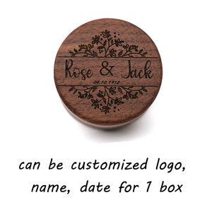 Tùy Chỉnh Sang Trọng Nhỏ Bông Tai Khuy Măng Sét Hộp Nhẫn Nâu Vòng Gỗ Quà Tặng Đồ Trang Sức Hộp Bao Bì - Product Image 6