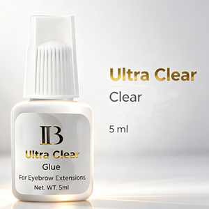 กาวติดขนตาแบบใสชนิดความชื้นต่ำ IB <span class=keywords><strong>Ultra</strong></span> Clear Glue 5 มล. กาวต่อขนตา OEM - Product Image 1