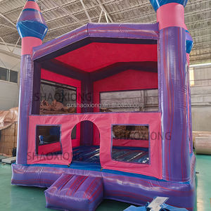 Castillo Inflable Comercial para Exteriores, Castillo <span class=keywords><strong>de</strong></span> Brincos para Fiestas, Castillo Inflable para Niños Pequeños, Casa <span class=keywords><strong>de</strong></span> Brincos Inflable con Soplador - Product Image 3