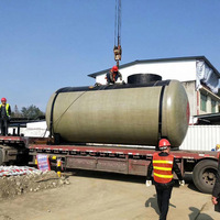 Réservoir de stockage de carburant en acier au carbone robuste, soudé automatiquement, pour dépôts de carburant et ravitaillement de flottes