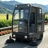 Balayeuse de voirie électrique autopropulsée haute performance pour le nettoyage des routes et le nettoyage à l'eau froide