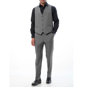Traje de Pantalón y Chaqueta para Hombre, Premium, 100% Algodón, Transpirable, Conjunto de Dos Piezas para Uso Corporativo y Profesional - Product Image 3