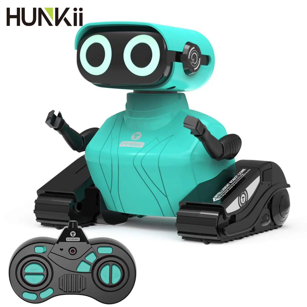 Robot de control remoto inteligente para niños, juguete de Robot de control remoto con mando de baile, 3 idiomas, regalo para niños