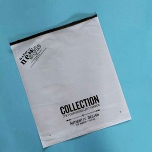 Custom Frosted Biodegradable EVA/PE/PVC Plastic Packaging Retort Pouches Socks T-Shirt Swimwear <b>Zip</b> <b>Lock</b> <b>Bags</b> 0.16mm/0.2mm - Product Image 1