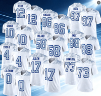 Nouveauté Maillots de football Buffalo pour hommes 17 Josh Allen 0 Coleman 4 James Cook III F.U. Maillots de football américains cousus