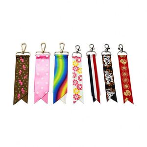 Custom Logo Ski Streamer Fashion Ribbon Clothes Pendant Ornament Exhibition Hanging Belt Personality Trend Lanyard