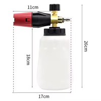 Canon à mousse personnalisé pour voiture, lance à mousse pour voiture, pistolet de lavage haute pression, pompe de lavage de voiture, canon à eau pour lavage de voiture