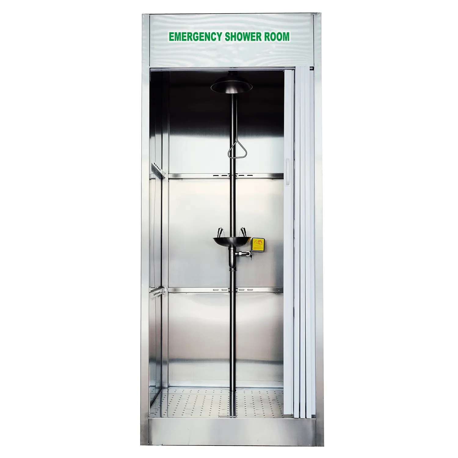 Stainless Steel Emergency Shower And Eyewash Booth