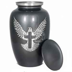 Urnas modernas hechas a mano de estilo americano para cenizas de adultos, suministros de entierro funerario decorativos para hombres y mujeres - Product Image 1