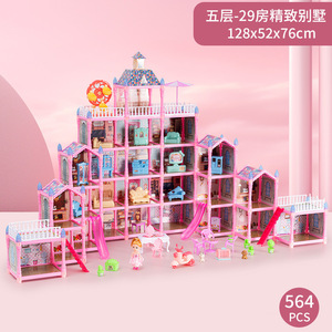 <span class=keywords><strong>Casetta</strong></span> Giocattolo in Plastica in Miniatura, Set di Mobili da Cucina per Villa, Gioco di Assemblaggio Unisex per Bambini dai 14 Anni in su - Product Image 3