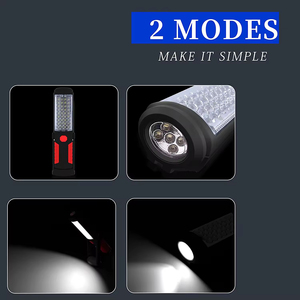 Wason - Lámparas de Trabajo LED Mecánicas Recargables para Automóviles, Linterna Flexible con Base Magnética, Más Vendidas - Product Image 3