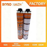 ROBO BOND 750ml Mousse polyuréthane PU expansée à usage général, monocomposant, économique, pour la construction
