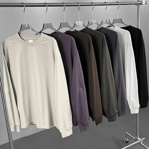 Gran oferta, camiseta de manga larga transpirable con malla interior de 245 Gsm para hombre, camisetas deportivas de secado rápido con cuello redondo para hombre - Product Image 2