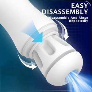 S-Hande TPE Männliche <span class=keywords><strong>Masturbation</strong></span> Rotations gerät Handgemachtes Saugen Einweg-<span class=keywords><strong>Masturbation</strong></span> becher für Männer - Product Image 2