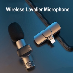 Micrófono Lavalier K9 Micrófono inalámbrico para Iphone Collar de solapa microfono lavalie micro cravate sans fil Tipo C Mic para <span class=keywords><strong>Android</strong></span> - Product Image 3
