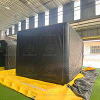 Portable Pup up Golf Simulator Enclosure Tente gonflable bon marché Cage de terrain de golf pour la location d'événements de fête