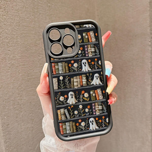 Lujo Retro Literario Fantasma Diseño TPU para iPhone 17 Air 17 16 15 Promax 13 para Apple Funda para teléfono móvil Carcasa dura - Product Image 3