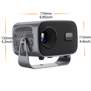 Venta al por mayor A10 Mini proyector LCD portátil Android 13 720P Proyector móvil <span class=keywords><strong>TV</strong></span> 4K Home Theater 200 lúmenes ANSI A10 Proyector - Product Image 3